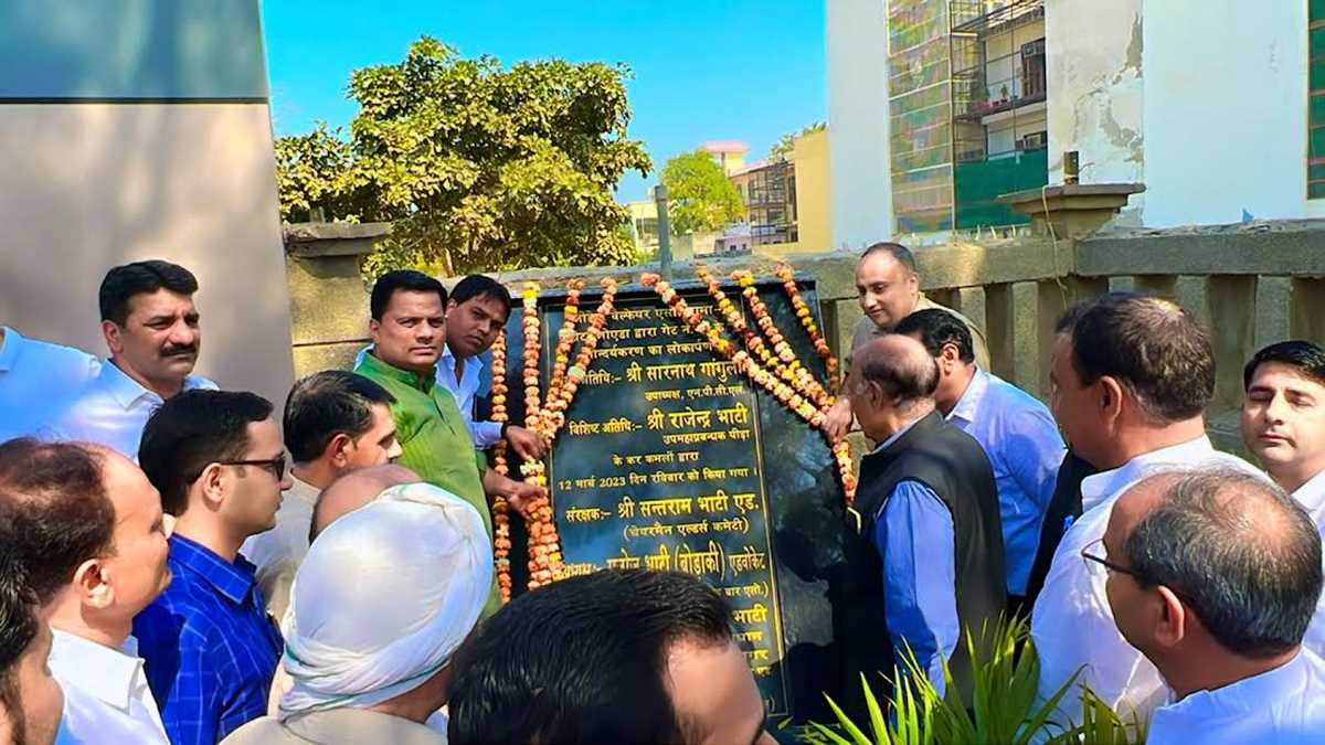 सेक्टर गामा-एक सौन्दर्यीकरण का किया गया लोकार्पण सेक्टर गामा-एक सौन्दर्यीकरण का किया गया लोकार्पण